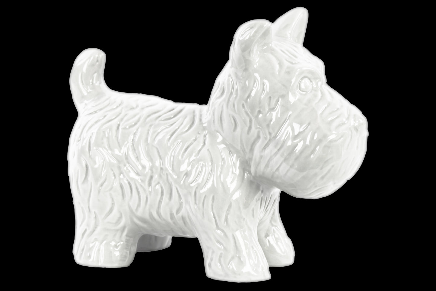 7" Ceramic Standing Welsh Terrier Dog Figurine
