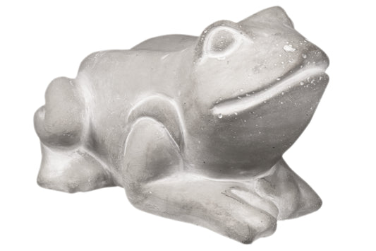 4" Cement Frog Statue