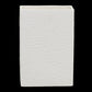 Ceramic Rectangle Vase Matte Finish White-12.00"H