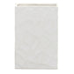 Ceramic Rectangle Vase Matte Finish White-12.00"H