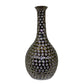Ceramic Round Vase with Neck and Round Belly