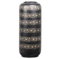 Handcrafted Geometric Black Ceramic Vase