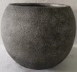 Terracotta Round Pot L Finish White..9.00"x9.00"x8.00"H