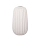 Ceramic Round Vase Matte Finish White-10.50"H