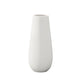 Ceramic Round Bellied Vase Matte Finish White-12.00"H