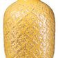 Ceramic Round Vase Gloss Finish Yellow-10.00"H