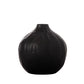 Ceramic Round Bellied Vase Gloss Finish White-9.00"H