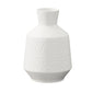 Ceramic Round Vase Matte Finish White-11.00"H