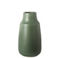 Ceramic Tall Round Bellied Vase Matte Finish Black-9.75"H