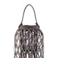 Bamboo Lantern Weathered Finish Wash Gray-13.75"H