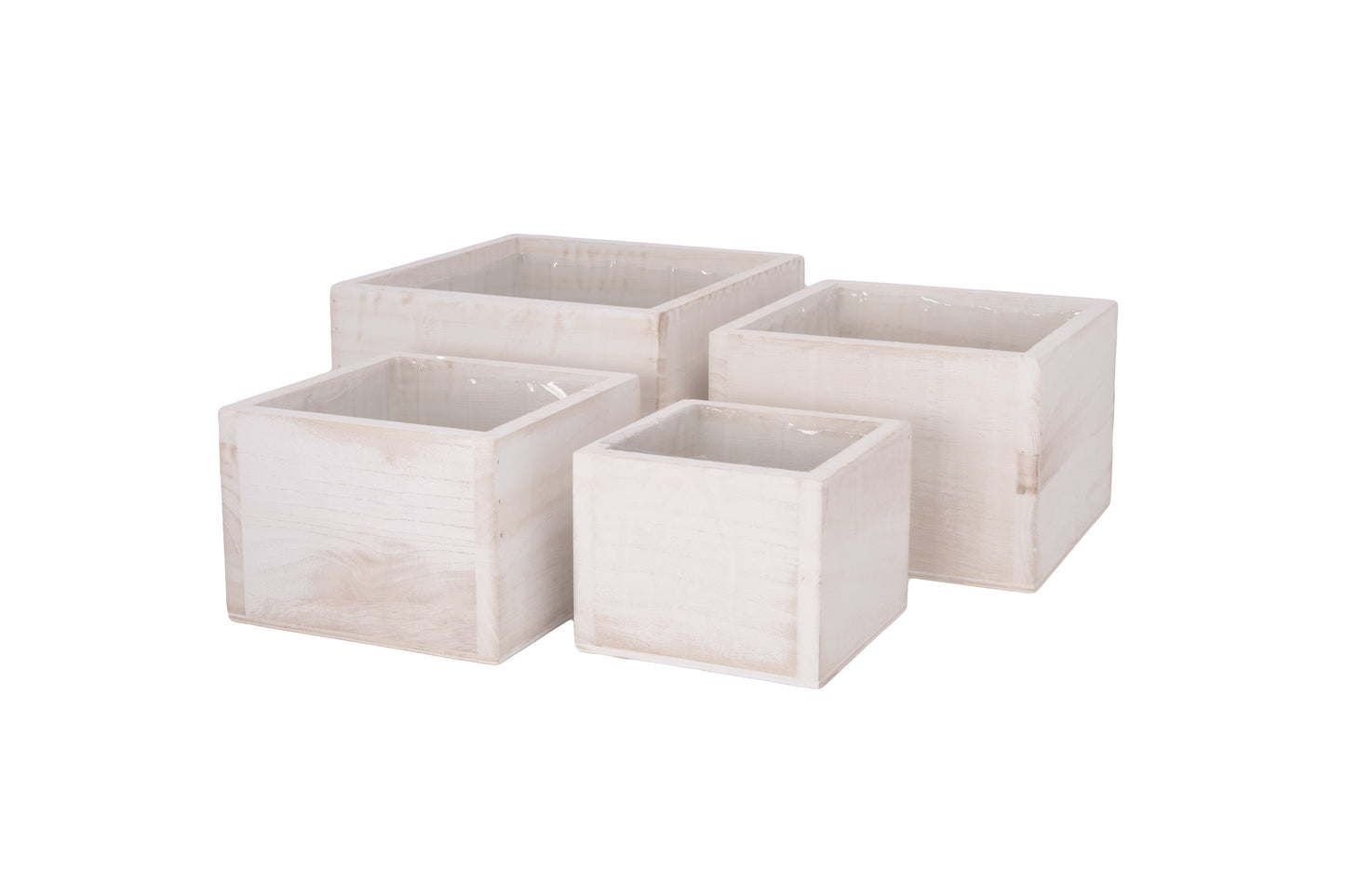 Wooden Planter Set of Four