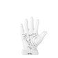 Ceramic Right Hand Figurine Matte Finish White-12.25"H