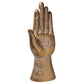 Ceramic Left Hand Figurine Matte Finish Black-10.25"H