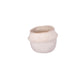 Ceramic Pot White-6.50"H