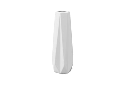 Ceramic Vase Matte Finish White