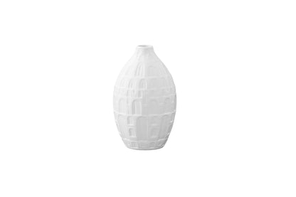 Ceramic Vase Matte Finish White