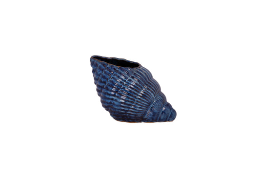 Ceramic Vase Reaction Blue-5.00"H