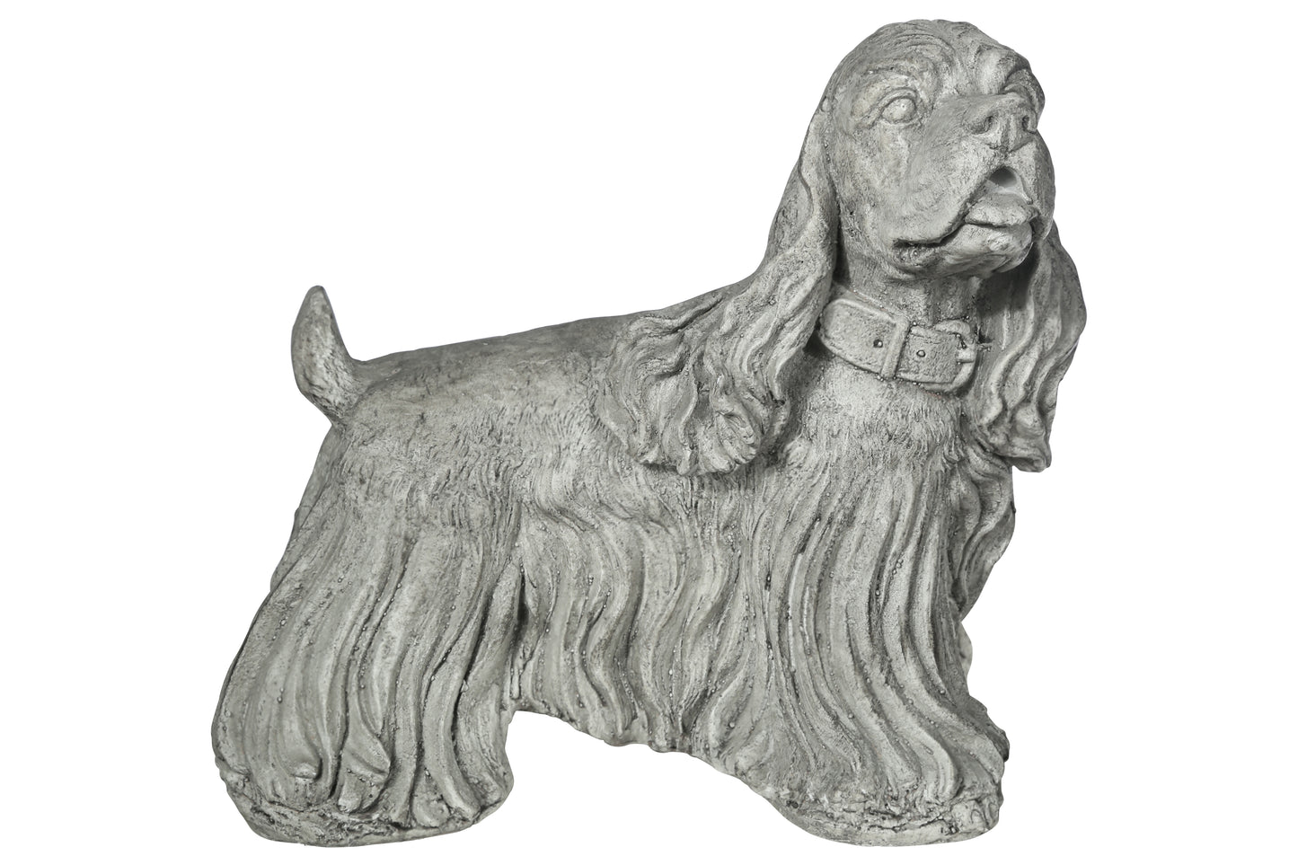 12" Fiberstone Dinmont Terrier Dog Figurine