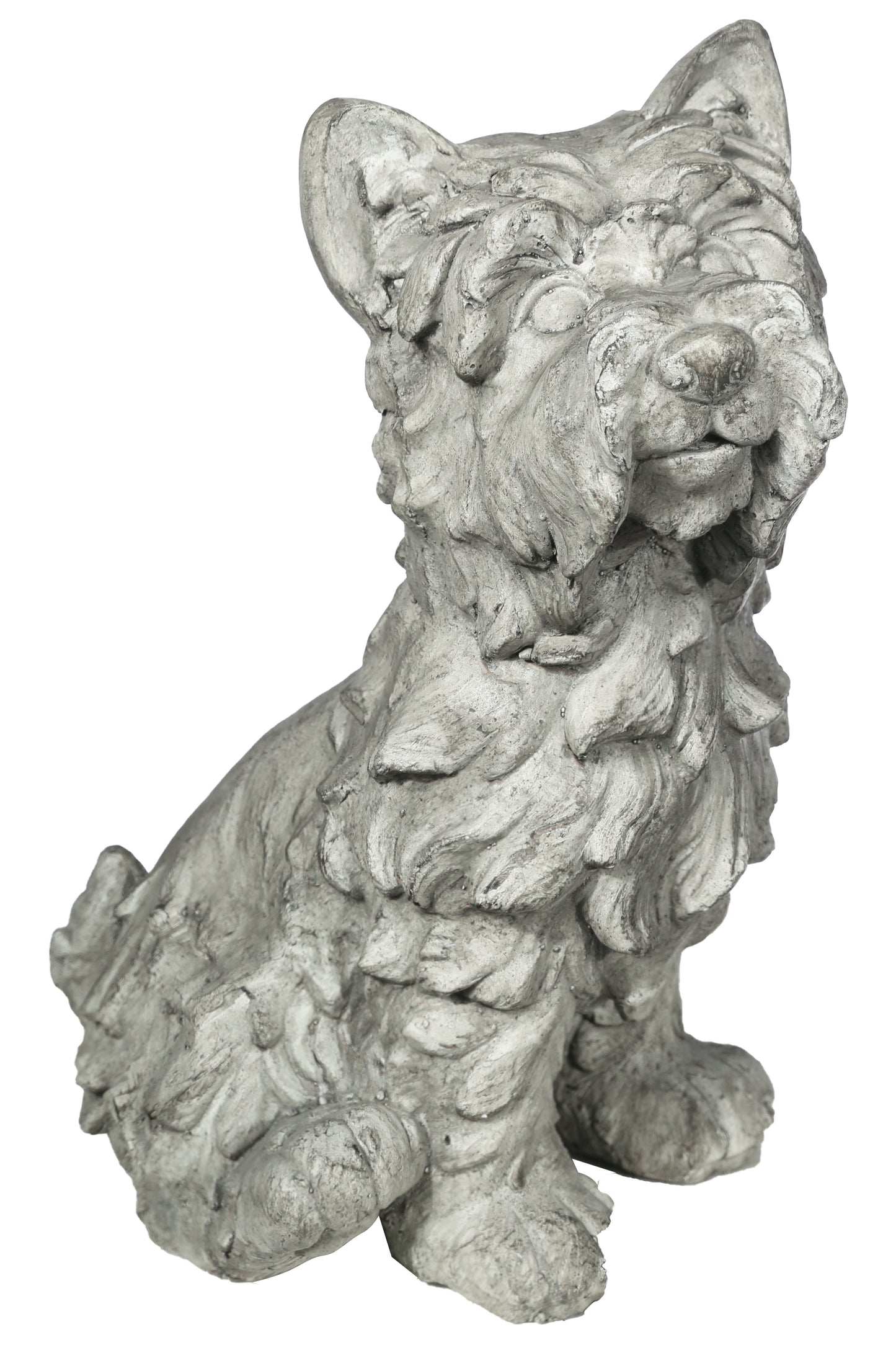 15" Fiberstone Nowwich Terrier Dog Figurine