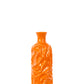 Ceramic Vase Gloss Finish Orange 19.5"H