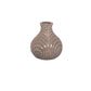 Ceramic Vase Brown-7.25"H