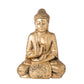 10" Cement Meditating Buddha Washed Concrete Finish Figurine