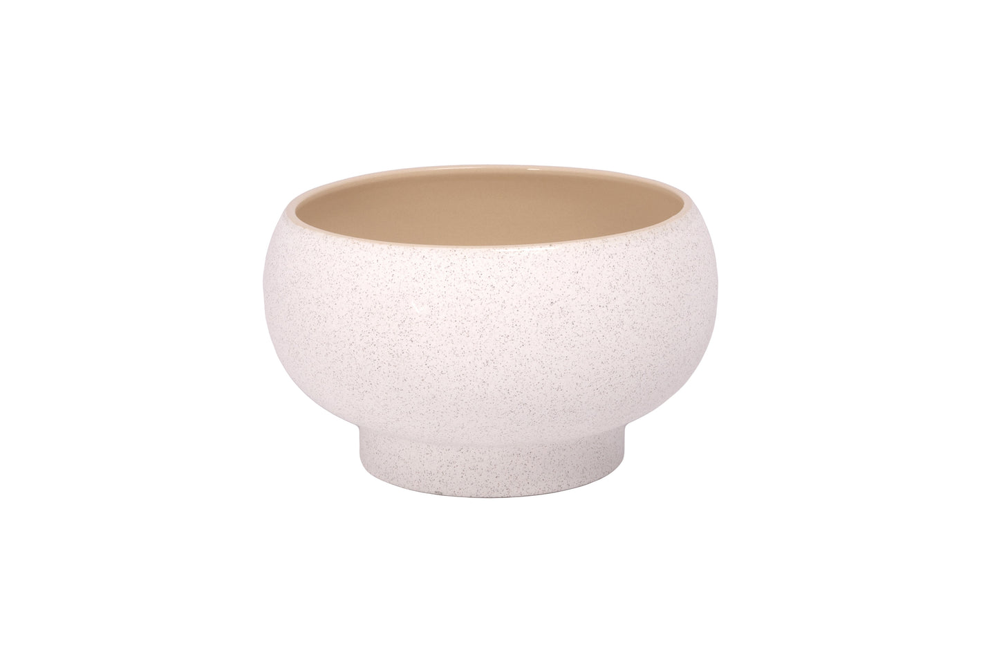 Ceramic Planter White-5.25"H