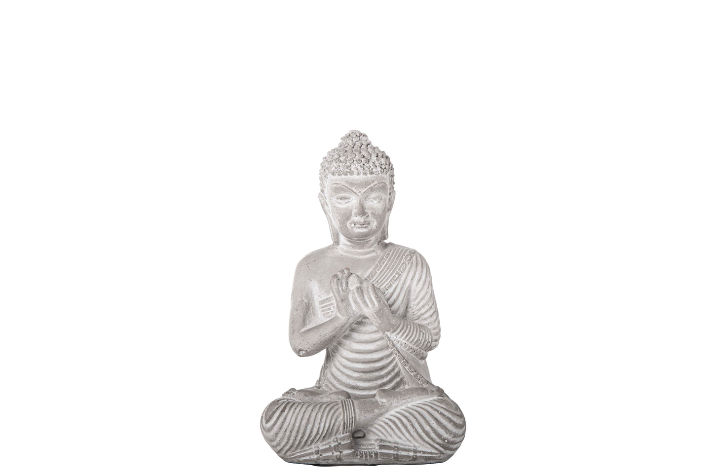 14" Cement Meditating Buddha in Dhyana Mudra Position