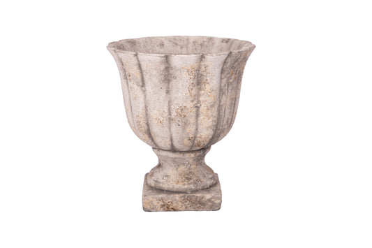 Terracotta Urn Planter Gray-10.75"H