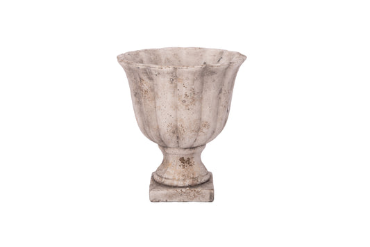 Terracotta Urn Planter Gray-10.75"H