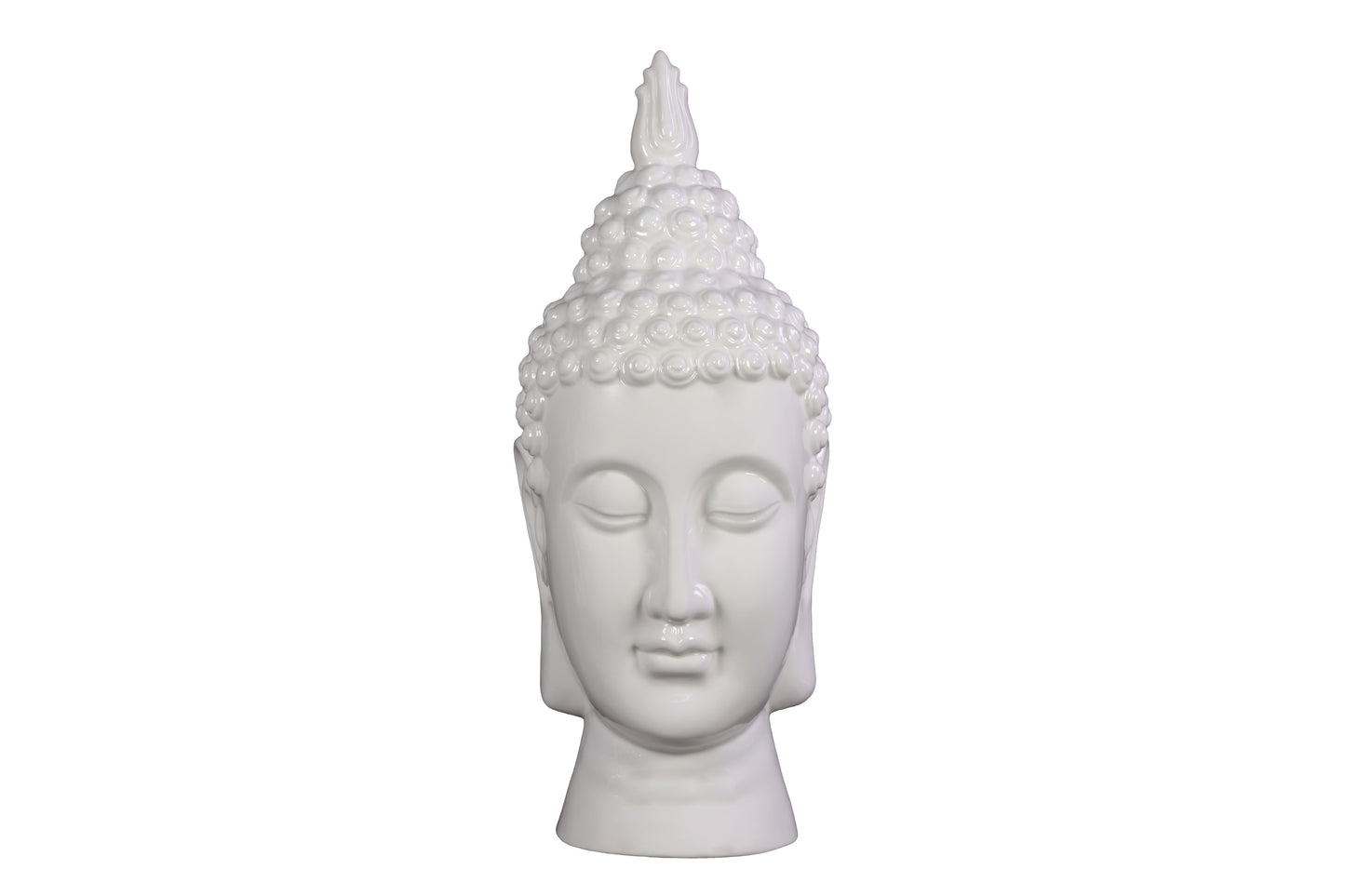20" Ceramic Buddha Head