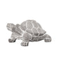 Cement Standing Turtle Figurine Washed Concrete Finish Gray-4.00"H