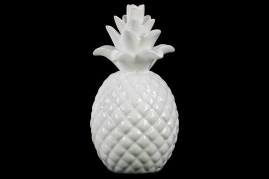 Ceramic Figurine Coated Finish White 8"H