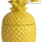 Ceramic Pineapple Canister Gloss Finish