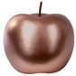 Ceramic Apple Figurine Matte Chrome Finish