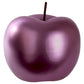 Ceramic Apple Figurine Matte Chrome Finish