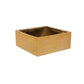 Ceramic Square Pot Gloss Finish Gold-5.00"H