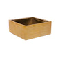 Ceramic Square Pot Gloss Finish Gold-5.00"H