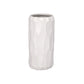 Ceramic Vase Matte Finish Silver-10.5"H