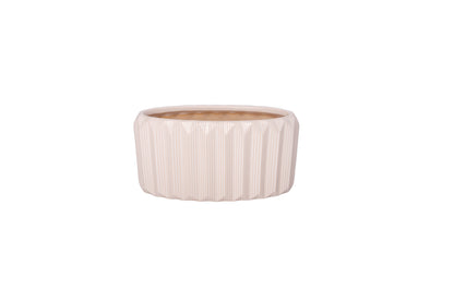 Ceramic Planter White-5.25"H