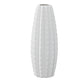 Ceramic Vase Matte Finish White-15.75"H