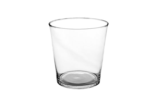 Glass Vase Eye-V shape clear Small-6.00''H