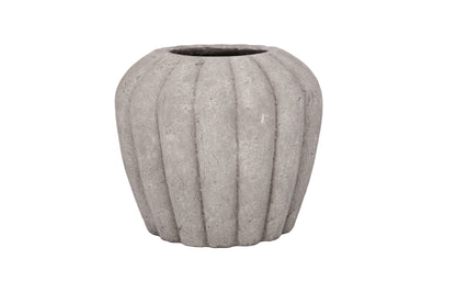 Terracotta Pot Grey-12.25"H