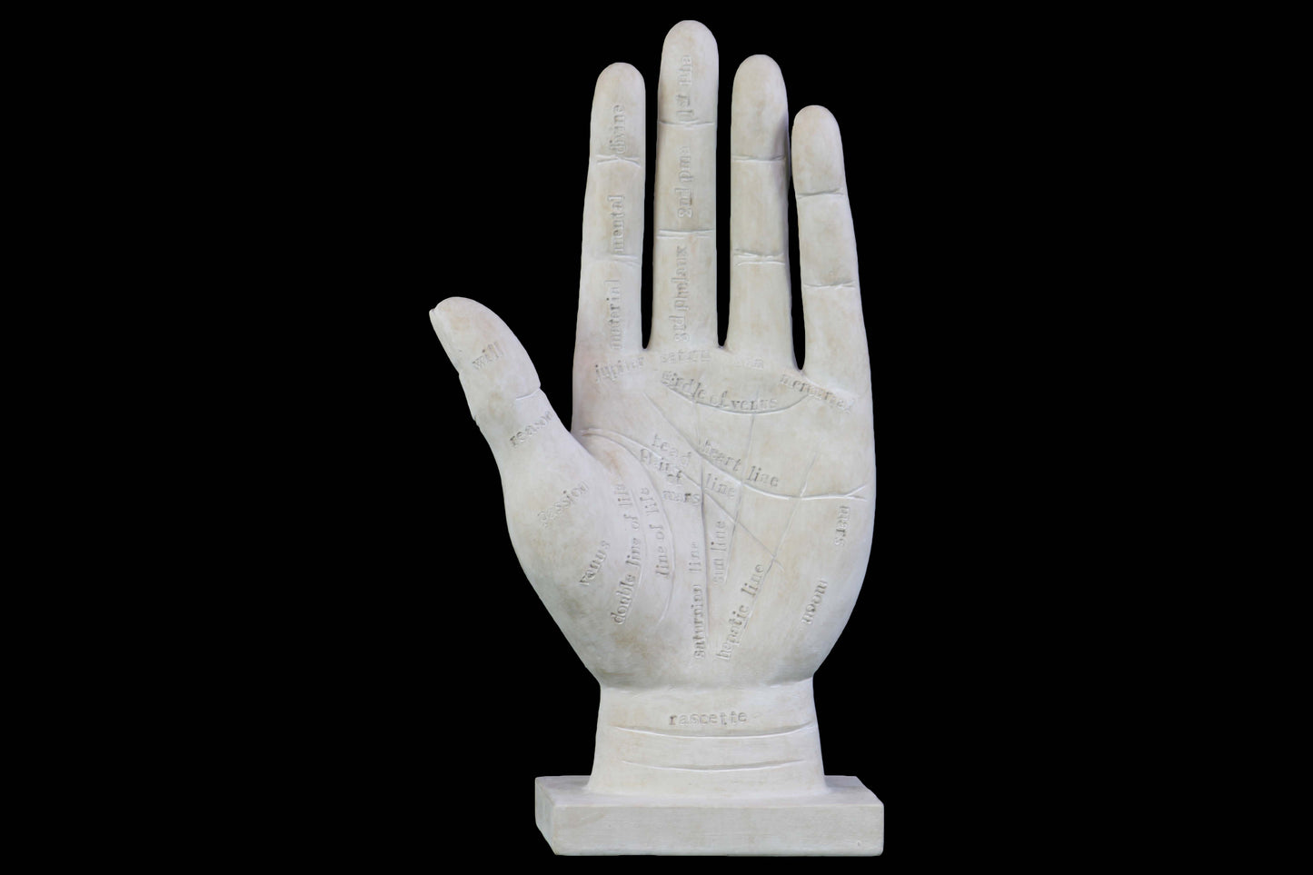 Polyresin Sculpture Matte Finish White 11.5"H