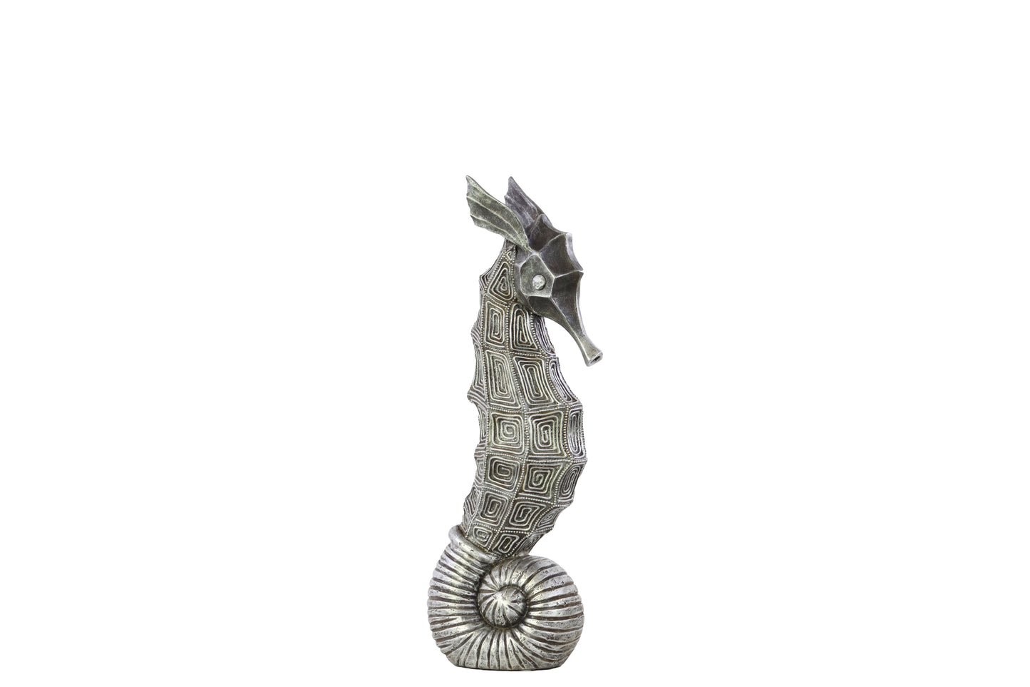 15" Polyresin Seahorse Figurine