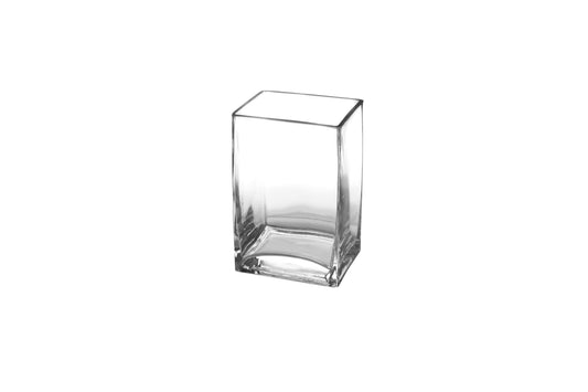 Rectangle Clear Glass-8.00"H