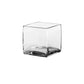 Square Clear Glass-4.00"H