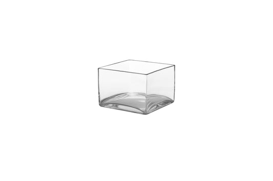 Square Clear Glass-12.00"H