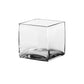 Square Clear Glass-4.00"H