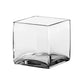 Square Clear Glass-4.00"H